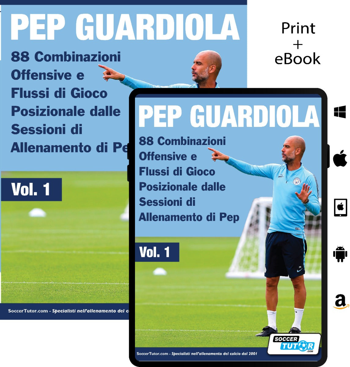 Pep Guardiola - 88 Combinazioni Offensive e Flussi di Gioco Posizionale dalle Sessioni di Allenamento di Pep