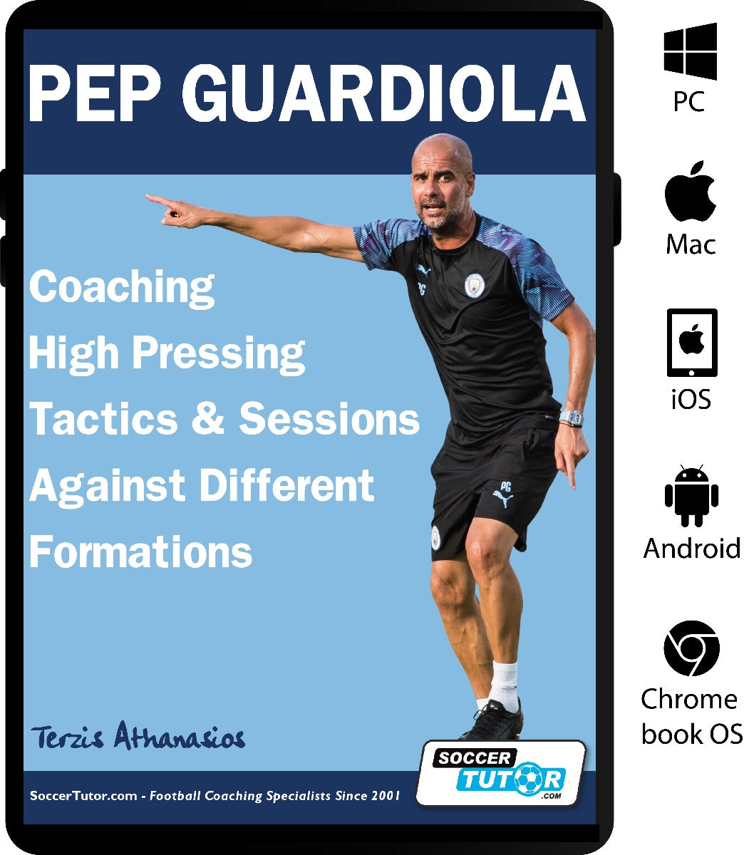 Pep Guardiola - Coaching High Pressing Tactics & Sessions Against Different Formations