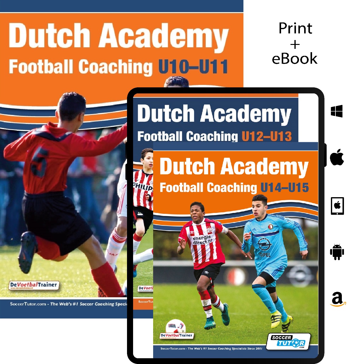 Dutch Academy Football Coaching U10-15 - 3 Book Bundle