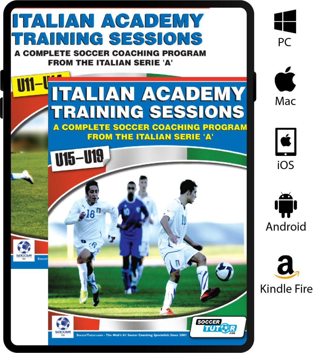 Italian Academy Training Sessions U11-19 - 2 Book Bundle