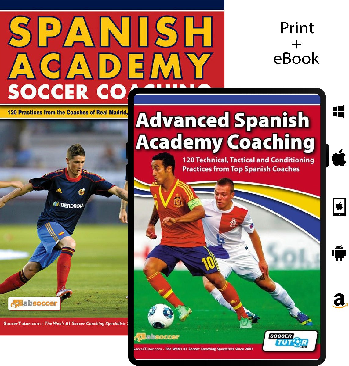 Spanish Academy Soccer Coaching + Advanced Spanish Academy Coaching - Bundle with 240 Practices