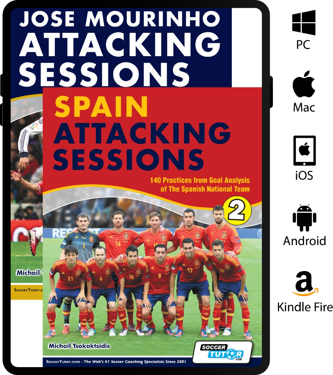 Jose Mourinho Attacking Sessions + Spain Attacking Sessions - Bundle with over 250 Practices