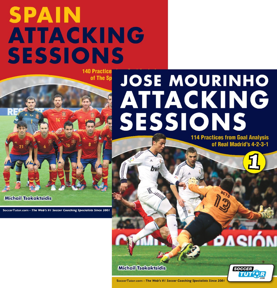 Jose Mourinho Attacking Sessions + Spain Attacking Sessions - Bundle with over 250 Practices