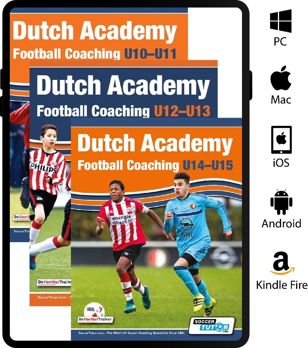 Dutch Academy Football Coaching U10-15 - 3 Book Bundle