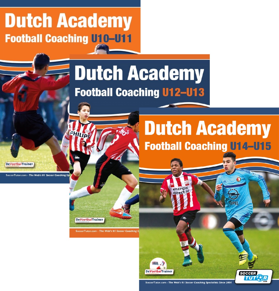 Dutch Academy Football Coaching U10-15 - 3 Book Bundle