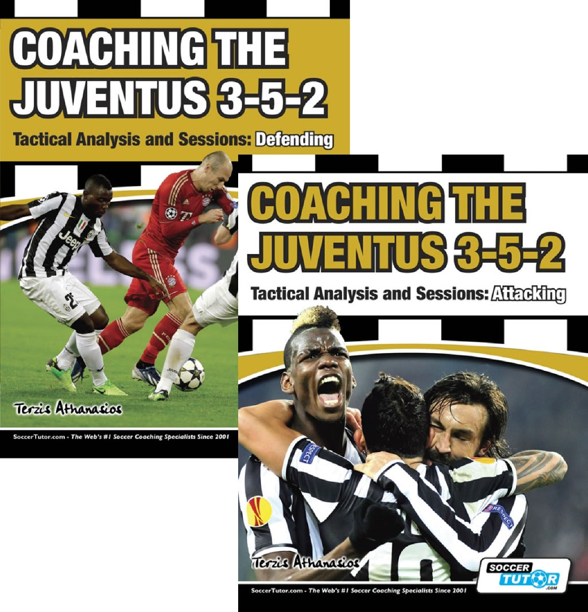 Coaching the Juventus 3-5-2 - Tactical Analysis and Sessions: Attacking and Defending - 2 Book Bundle