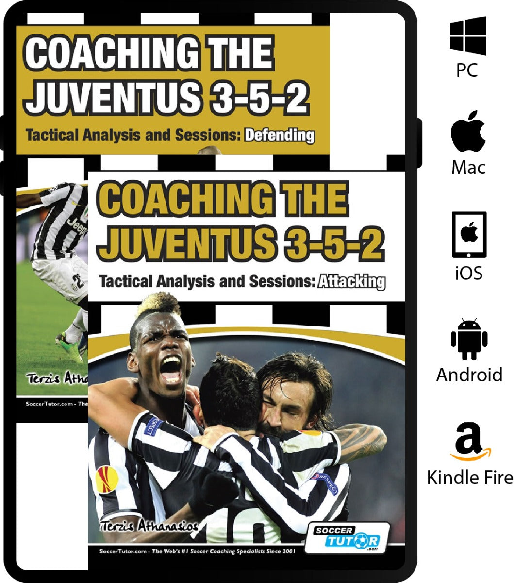 Coaching the Juventus 3-5-2 - Tactical Analysis and Sessions: Attacking and Defending - 2 Book Bundle