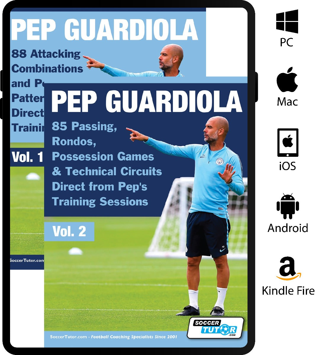 Pep Guardiola Volume 1 & 2 Bundle - 173 Practices Direct from Pep's Training Sessions