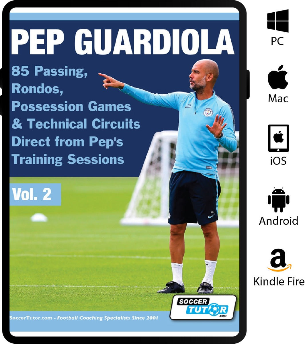 Pep Guardiola - 85 Passing, Rondos, Possession Games & Technical Circuits Direct from Pep's Training Sessions