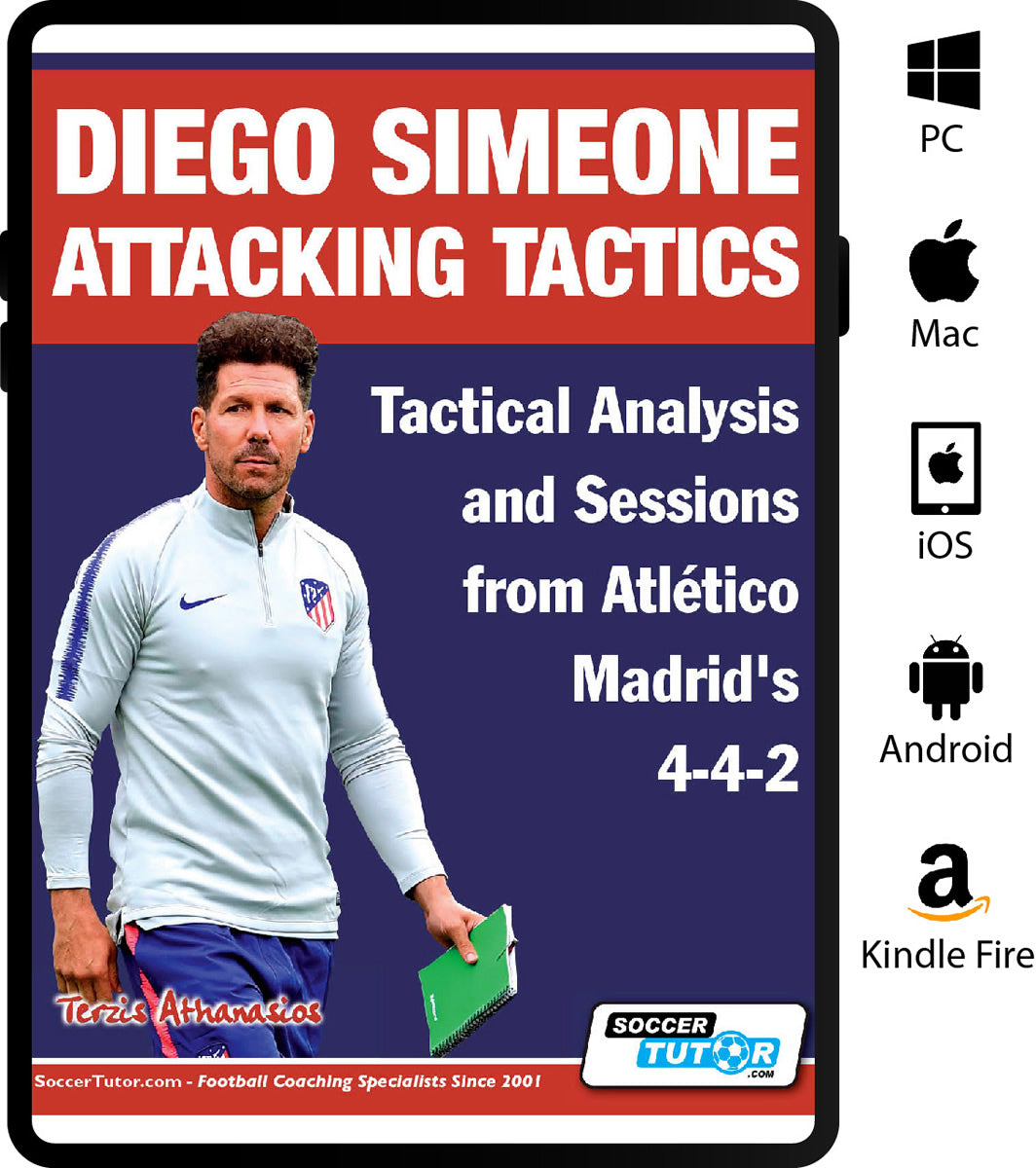 Diego Simeone Attacking Tactics - Tactical Analysis and Sessions from Atlético Madrid’s 4-4-2