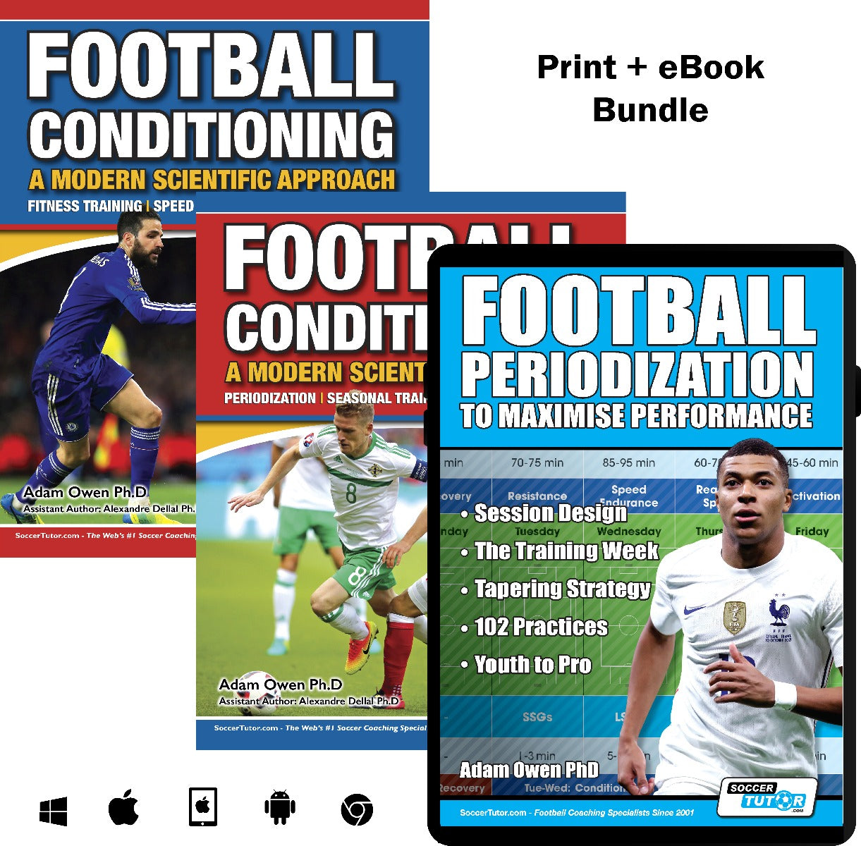 Football Periodization and Conditioning 3 Book Bundle - Session Design | Season Training | 156 Practices