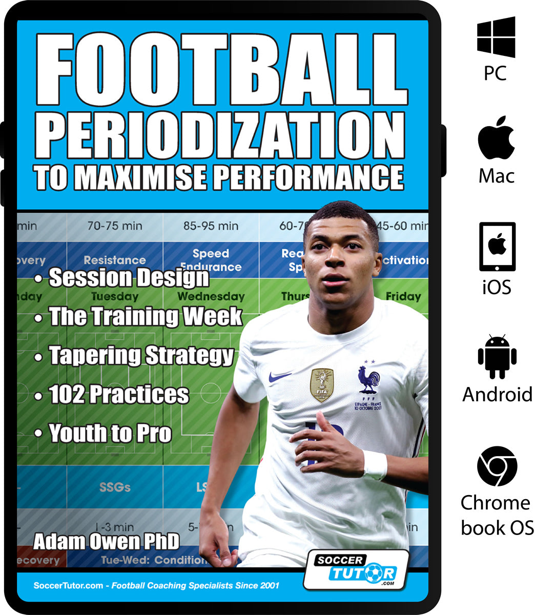 Football Periodization to Maximise Performance: Session Design - The Training Week - Tapering Strategy - 102 Practices - Youth to Pro