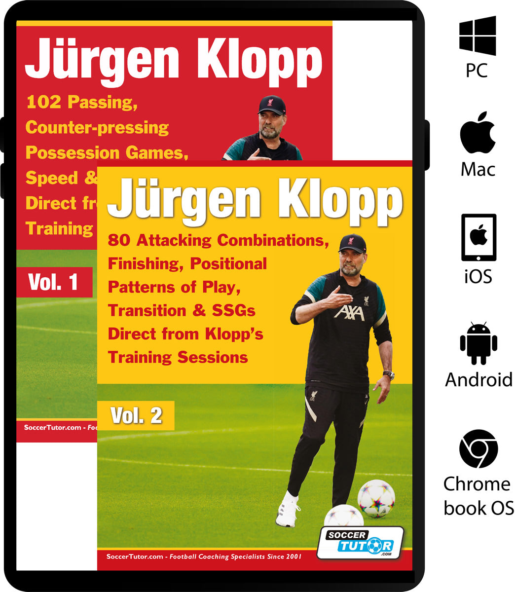 Jürgen Klopp Vol 1 & 2 Bundle - 182 Practices Direct From Klopp's Training Sessions