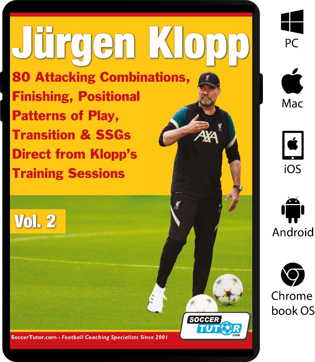 Jurgen Klopp - 80 Attacking Combinations, Finishing, Positional Patterns of Play, Transition & SSGs Direct from Klopp's Training Sessions - Vol.2